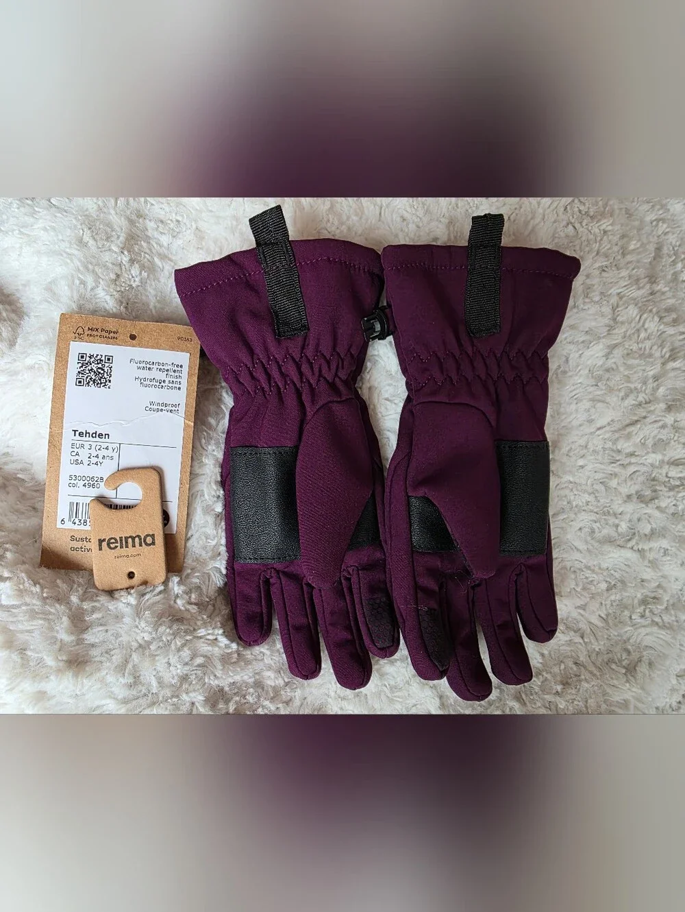 Reima Kids Purple Winter Gloves